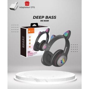 Casque Deepbass R6 Noir