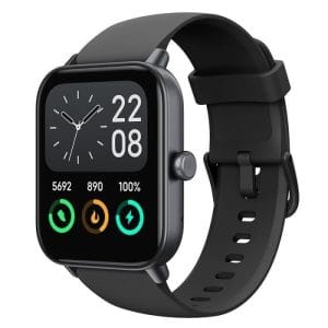 Montre intelligente 1.8" multifonctionnelle, compatible iOS/Android (Noir)