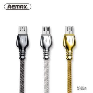 KING SERIES DATA CABLE REMAX RC-063 - Argenté